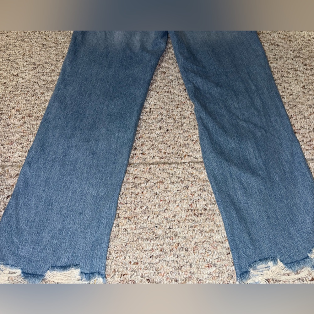 We The Free Light Blue Denim Jeans Maggie mid rise size 26 - Picture 8 of 11